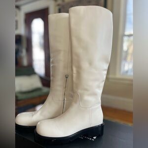SOLD 
Marc Fisher Phidias Lugsole Boot cream size 7